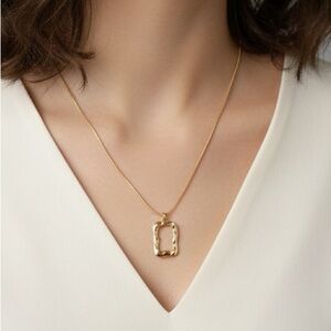 #46 14k Gold Necklace with Pendant